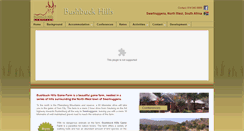 Desktop Screenshot of bushbuckhills.com